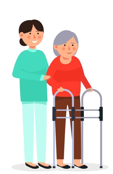 李太只是中度傷殘，能夠在一個家傭的照顧下在家自主生活, 利用輔助儀器自我步行